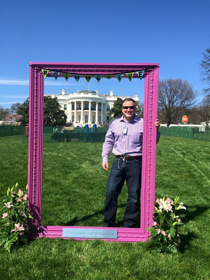Scott Proposki at the White House Easter Egg Roll